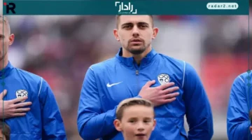 جراديشار يراقب مباراة سلوفينيا وكوسوفو من على دكة البدلاء